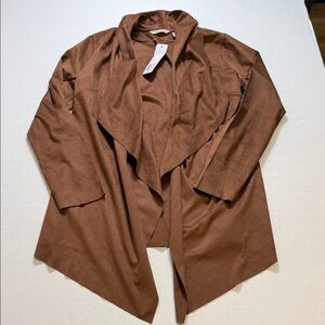 Soft Surroundings Shape Drape Faux Suede Jacket
Style# 2GB91